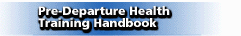 Pre-Departure Health Training Handbook