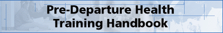 Pre-Departure Health Training Handbook