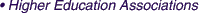 Higher Education Associations